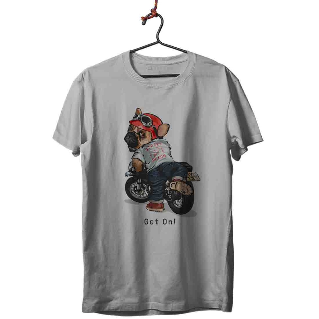 PERRO GET ON CAMISETA UNISEX