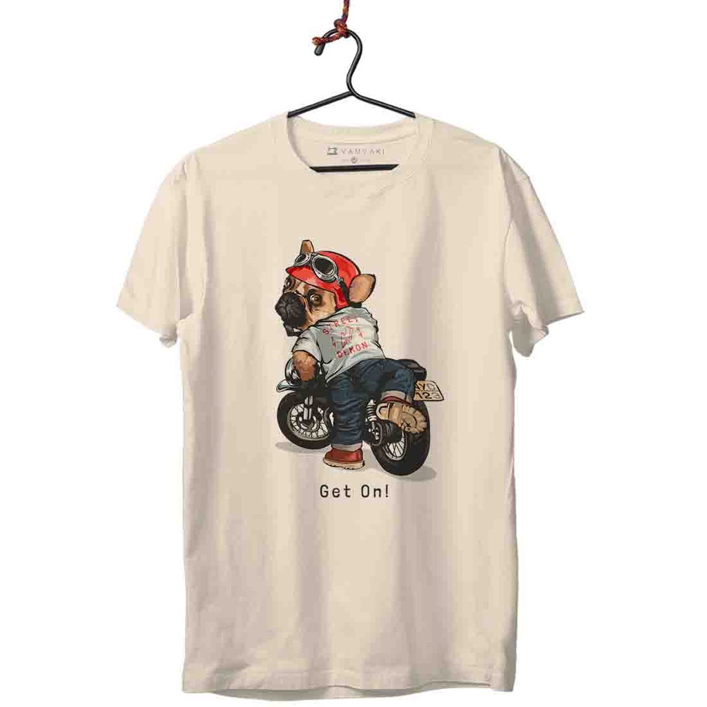 PERRO GET ON CAMISETA UNISEX