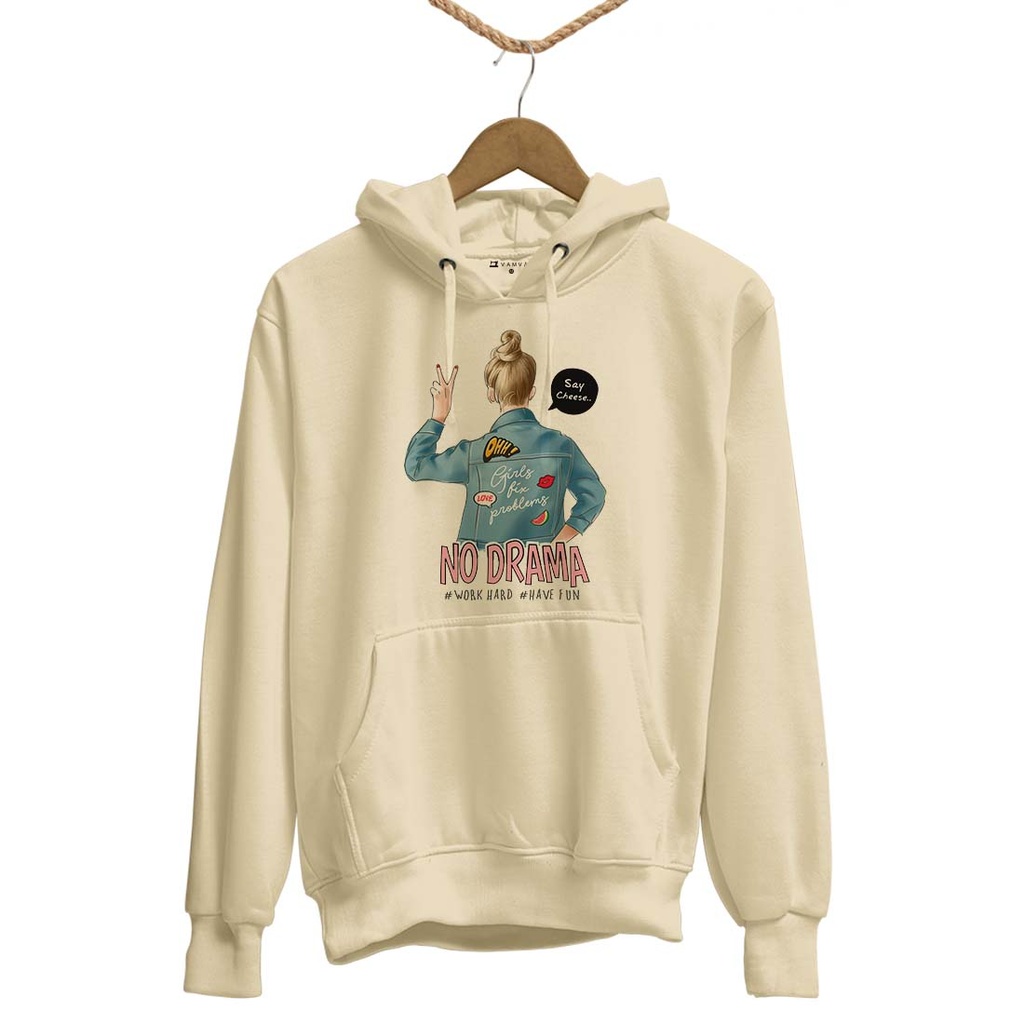 NO DRAMA HOODIE UNISEX