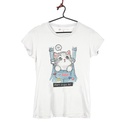 GATO BOLSILLO CAMISETA MUJER