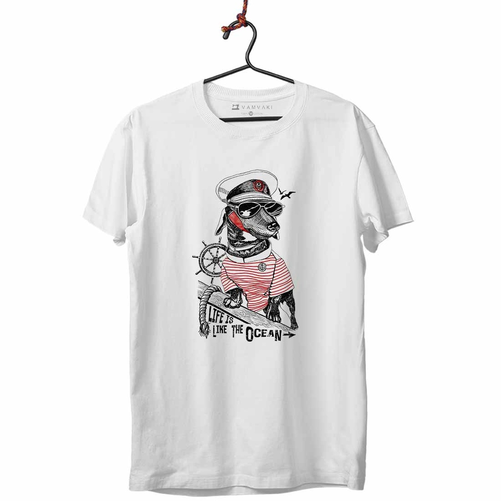 PERRO MARINERO CAMISETA UNISEX
