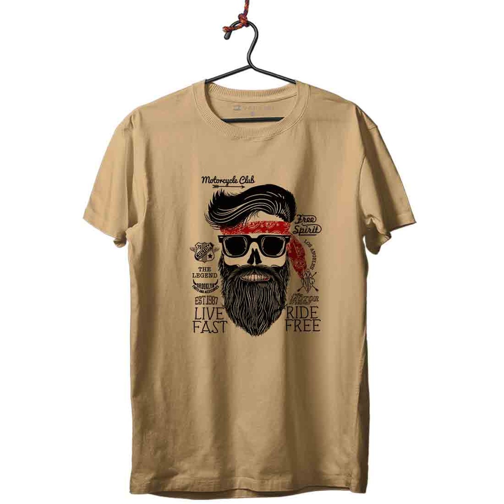 HIPSTER BARBA CAMISETA UNISEX