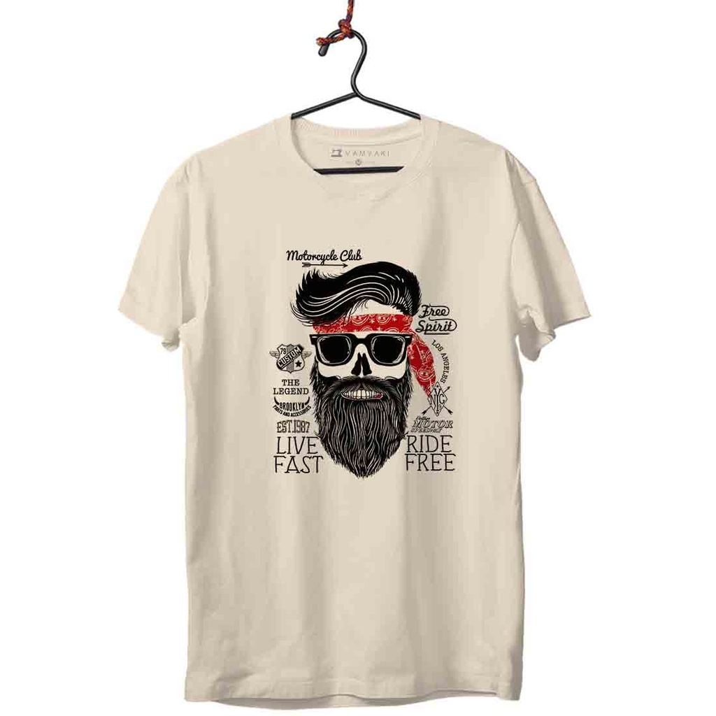 HIPSTER BARBA CAMISETA UNISEX