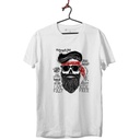 HIPSTER BARBA CAMISETA UNISEX