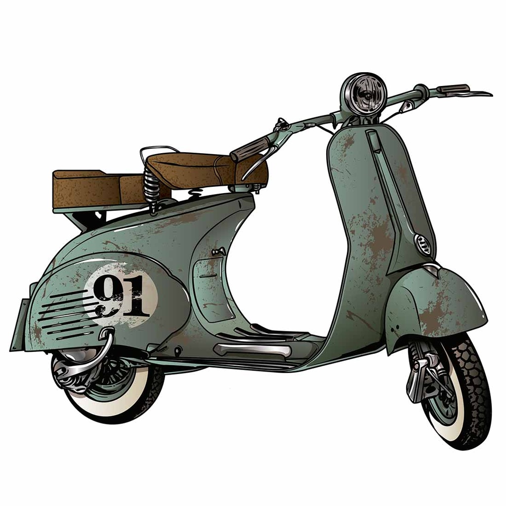 VESPA 91 CAMISETA UNISEX