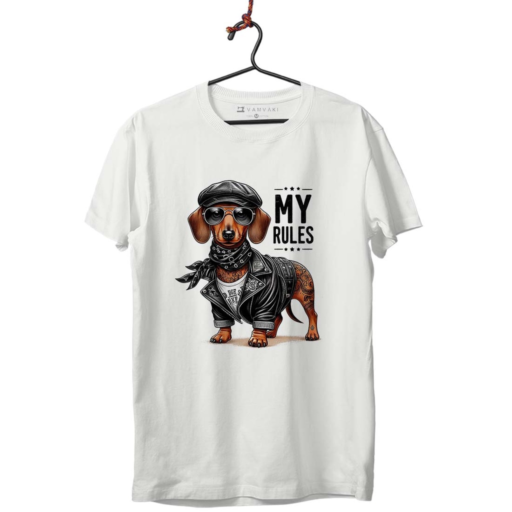 TECKEL MY RULES CAMISETA UNISEX