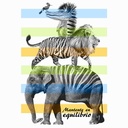 MANTENTE EN EQUILIBRIO CAMISETA MUJER