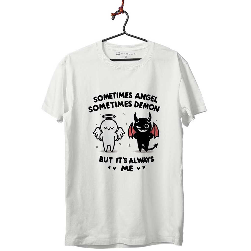 ANGEL Y DEMONIO CAMISETA UNISEX