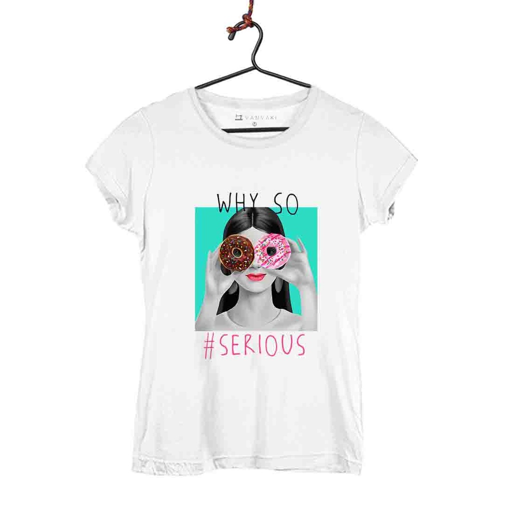 WHY SO SERIOUS CAMISETA MUJER
