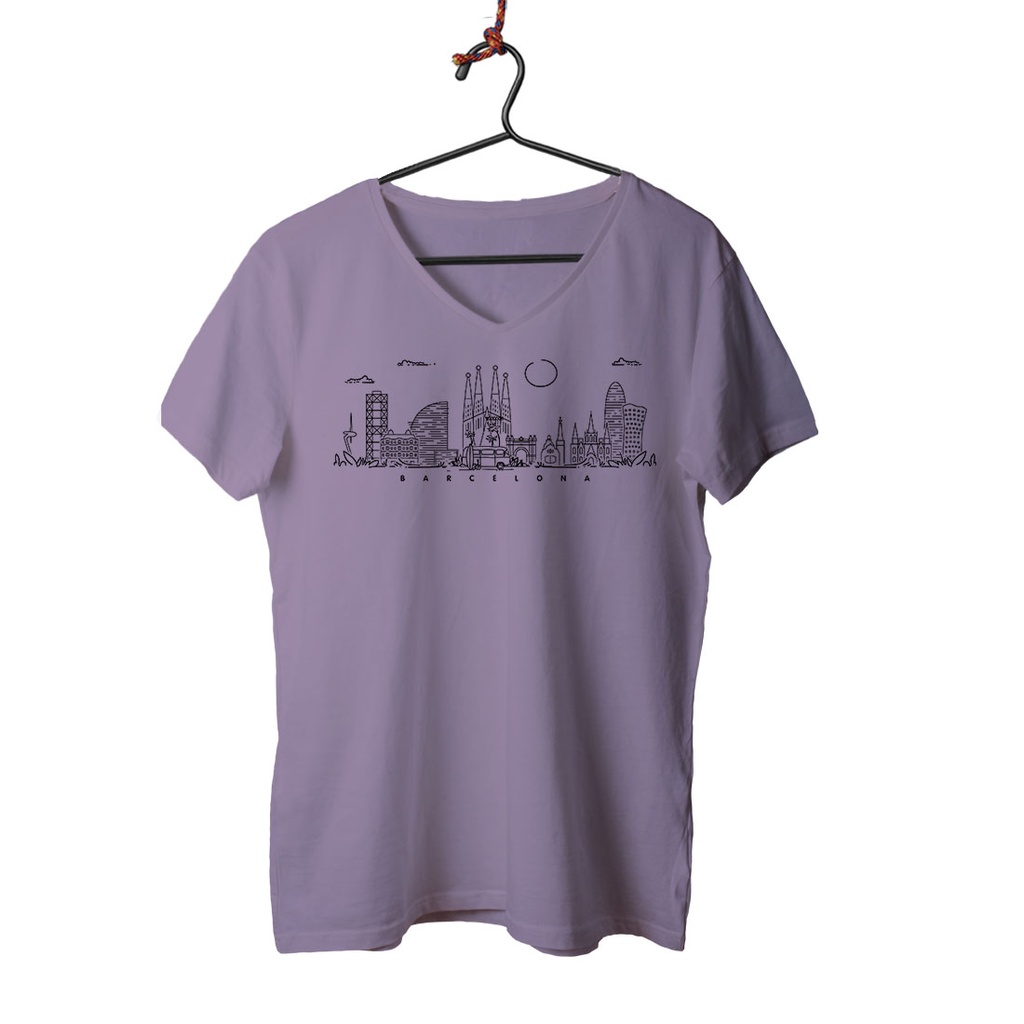 SKYLINE VAN BCN TRANSFER CAMISETA IKPICO