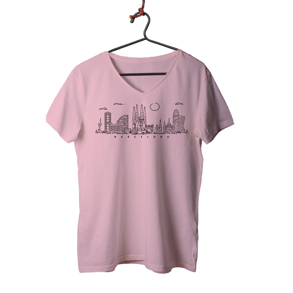 SKYLINE VAN BCN TRANSFER CAMISETA IKPICO
