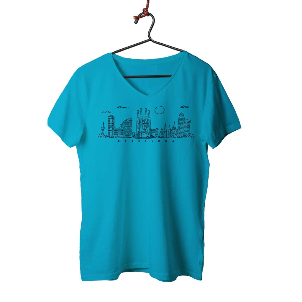 SKYLINE VAN BCN TRANSFER CAMISETA IKPICO