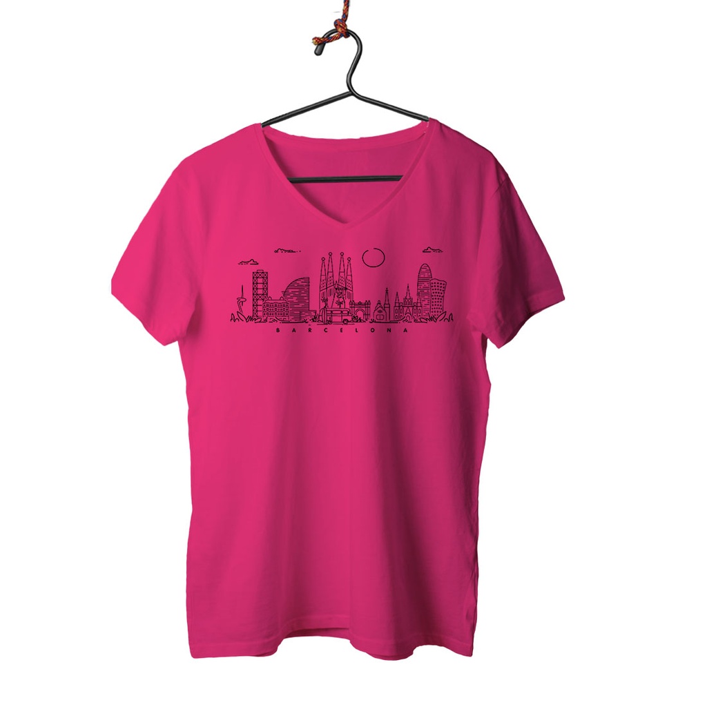 SKYLINE VAN BCN TRANSFER CAMISETA IKPICO