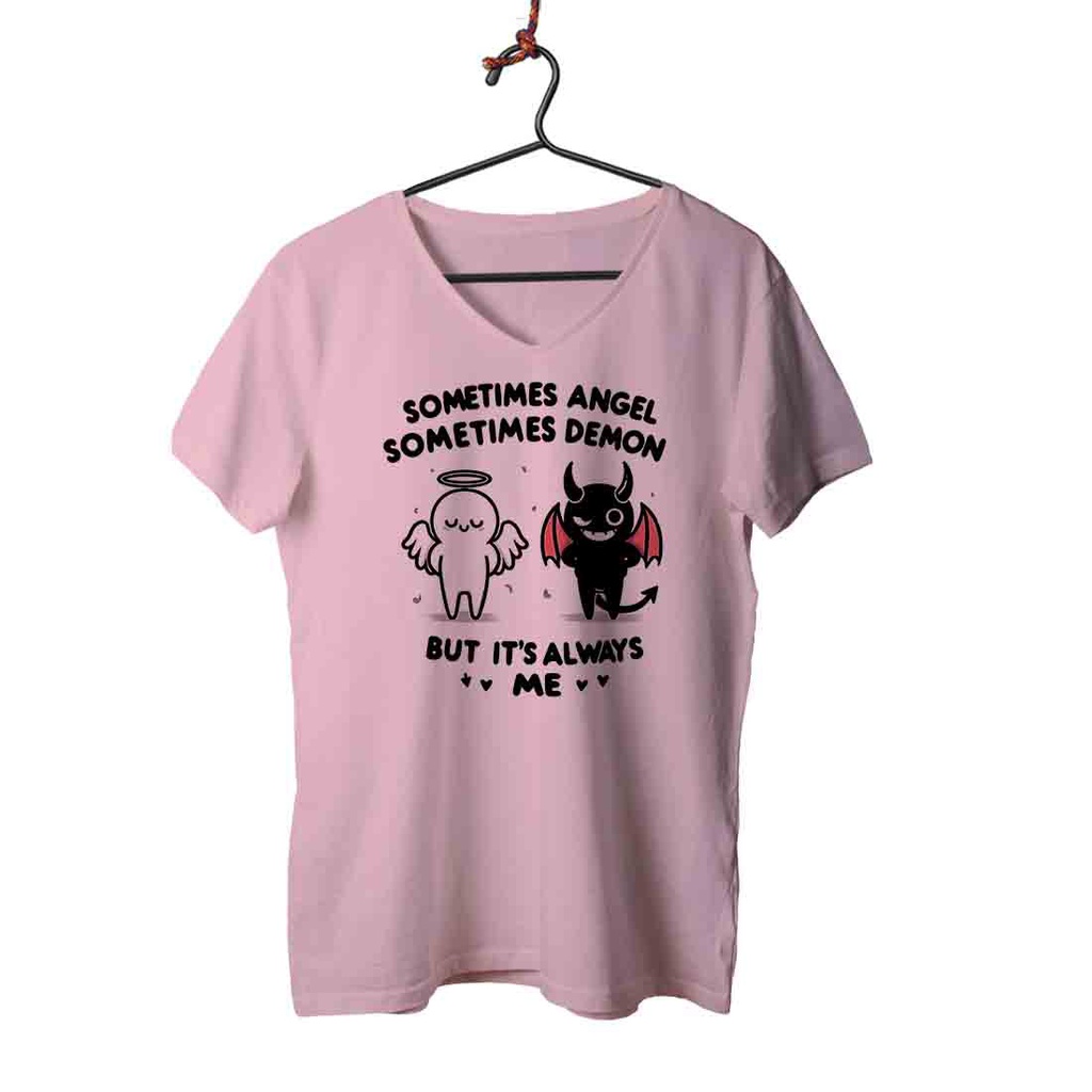 ANGEL Y DEMONIO DIGI CAMISETA IKPICO