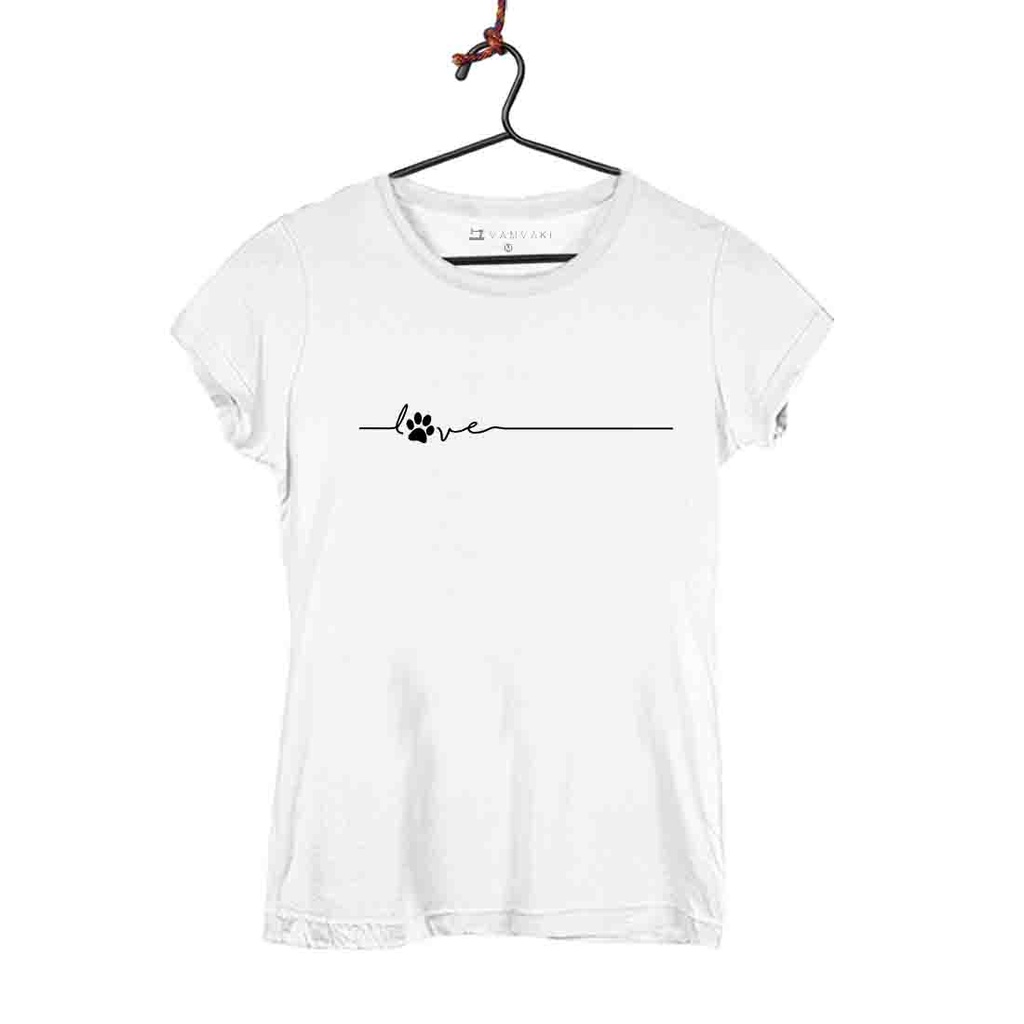LOVE HUELLA CAMISETA MUJER