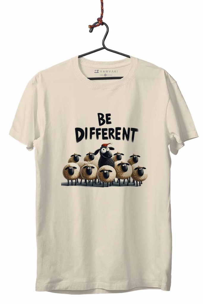 BE DIFFERENT CAMISETA UNISEX