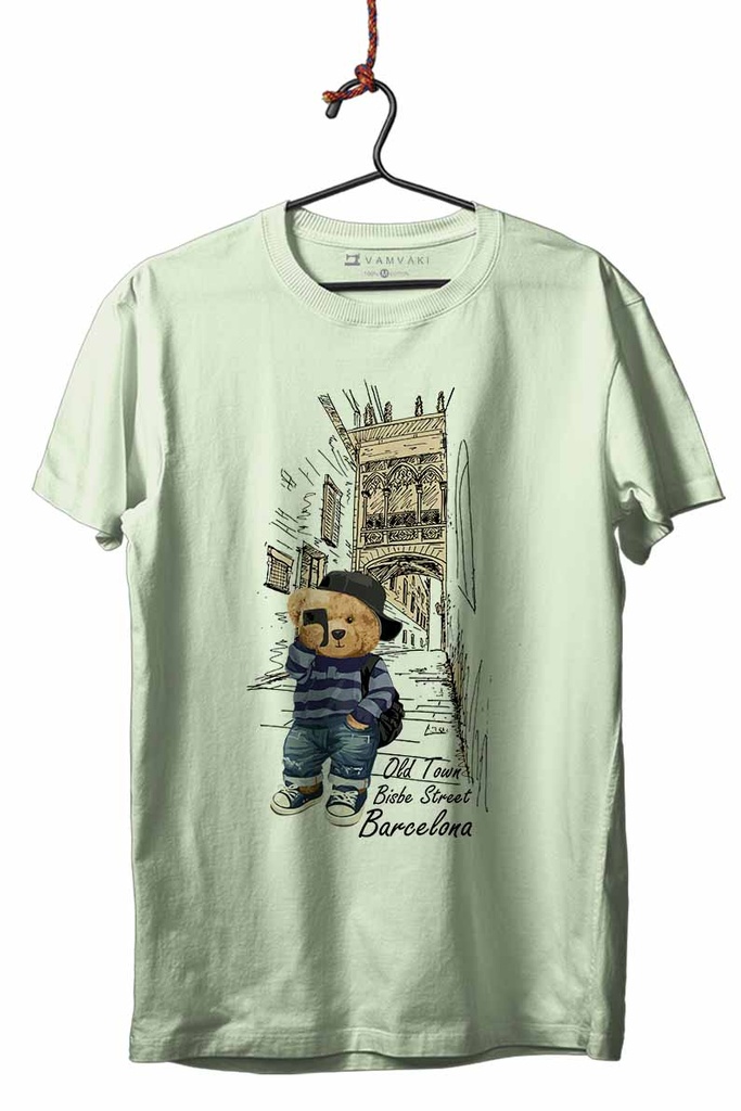 OSO SELFIE BISBE BCN DIGI CAMISETA UNISEX