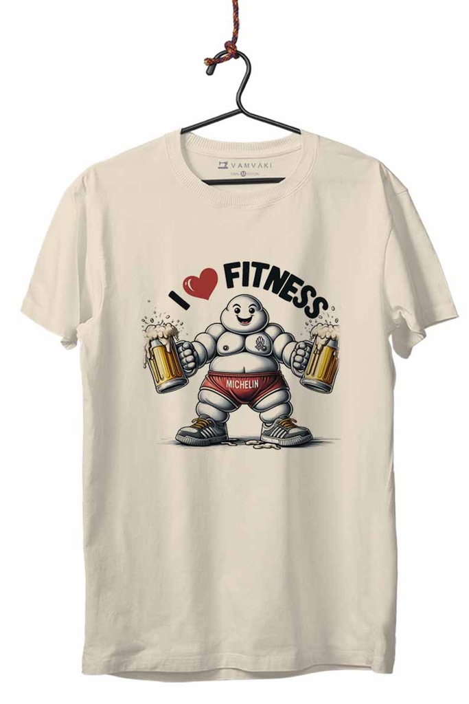 I LOVE FITNESS DIGI CAMISETA UNISEX