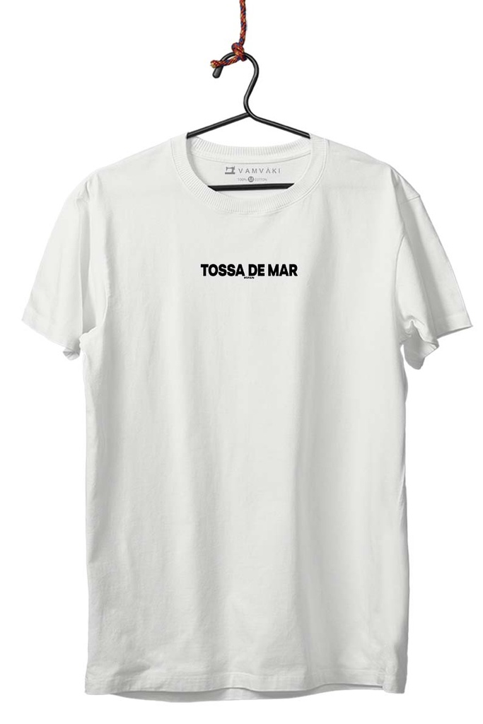 TOSSA COORDENADAS ESPALDA NEGRO TRANSFER CAMISETA UNISEX