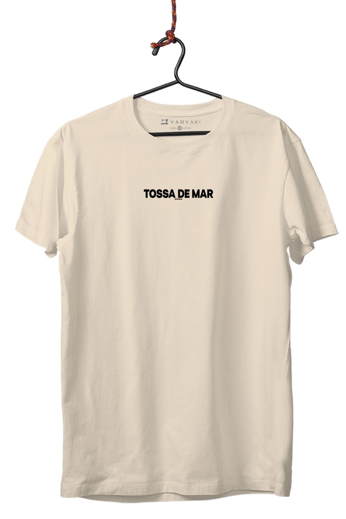 TOSSA COORDENADAS ESPALDA NEGRO TRANSFER CAMISETA UNISEX