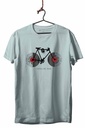 TOSSA BICI DISCOS TEXTO TRANSFER CAMISETA KIDS