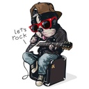PERRO LET'S ROCK BOLSA TOTE