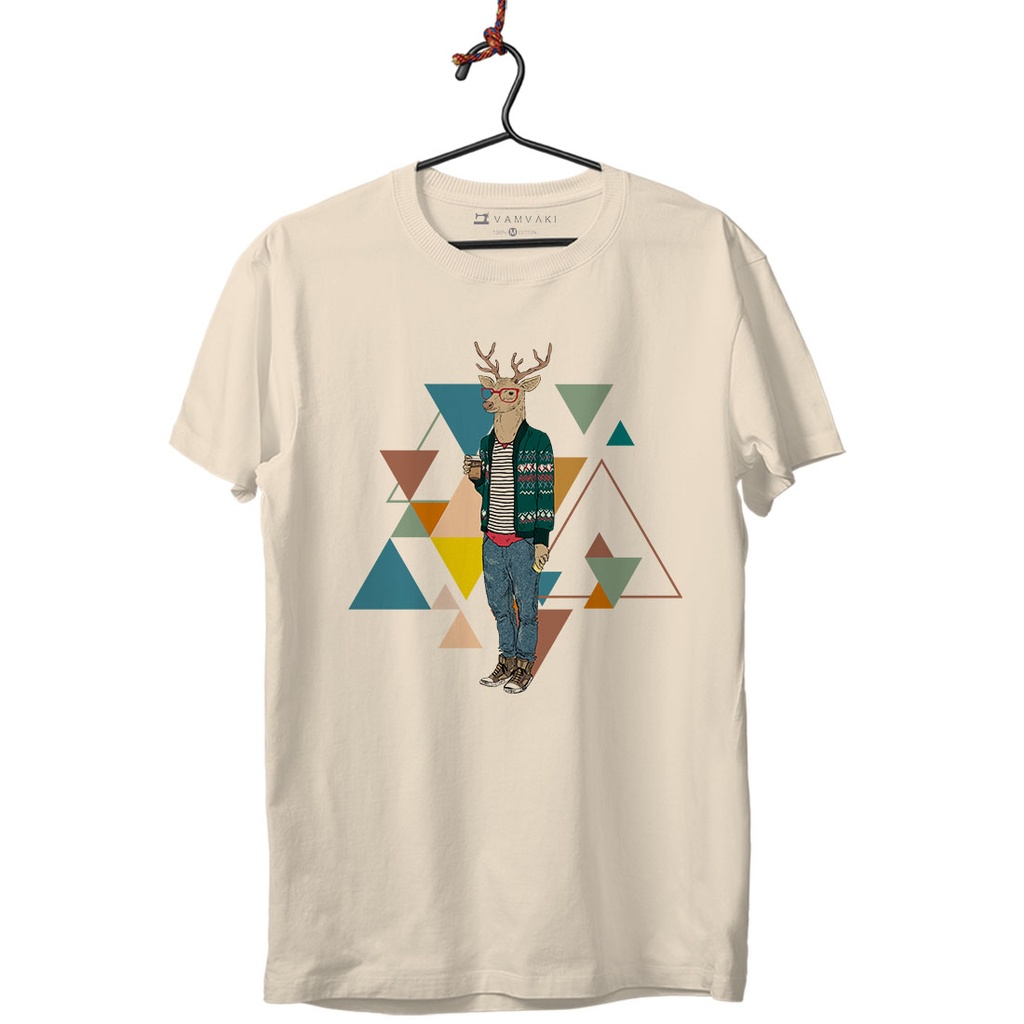 CIERVO TRIANGULOS CAMISETA UNISEX