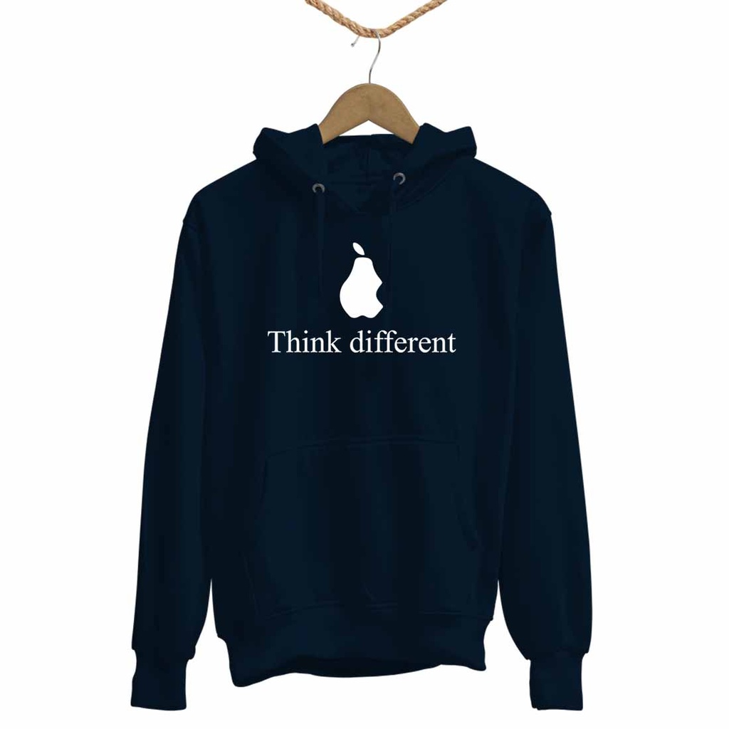 THINK DIFERENT BLANCO TRANSFER HOODIE UNISEX