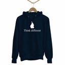 THINK DIFERENT BLANCO TRANSFER HOODIE UNISEX