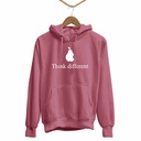 THINK DIFERENT BLANCO TRANSFER HOODIE UNISEX