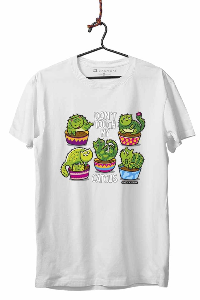DON'T TOUCH MY CACTUS TRANSFER CAMISETA UNISEX