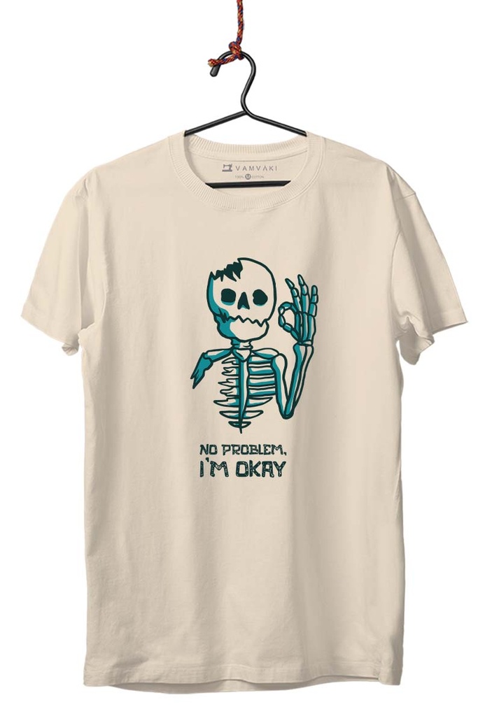 CALAVERA NO PROBLEM TRANSFER CAMISETA UNISEX
