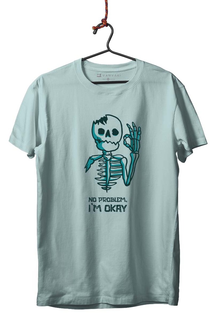 CALAVERA NO PROBLEM TRANSFER CAMISETA UNISEX