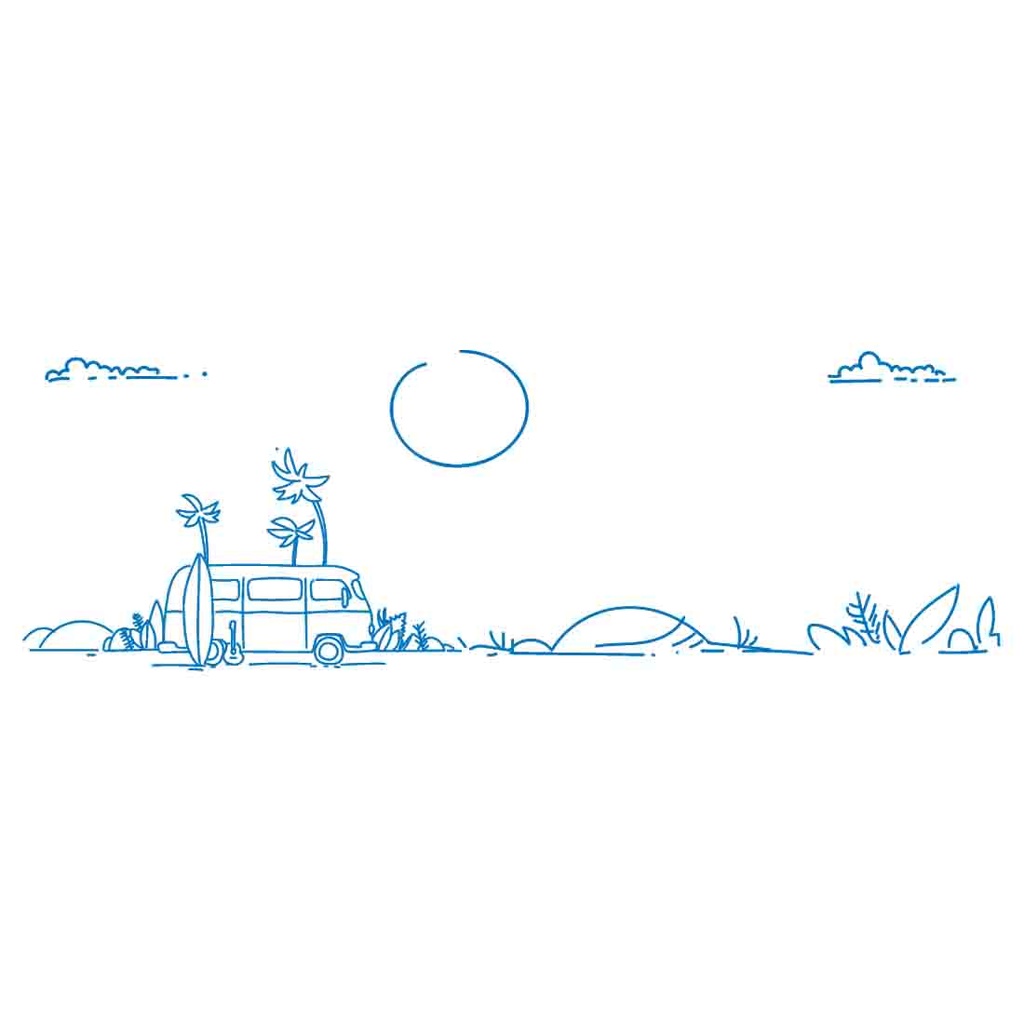 PUESTA DE SOL BUS BOLSA TOTE