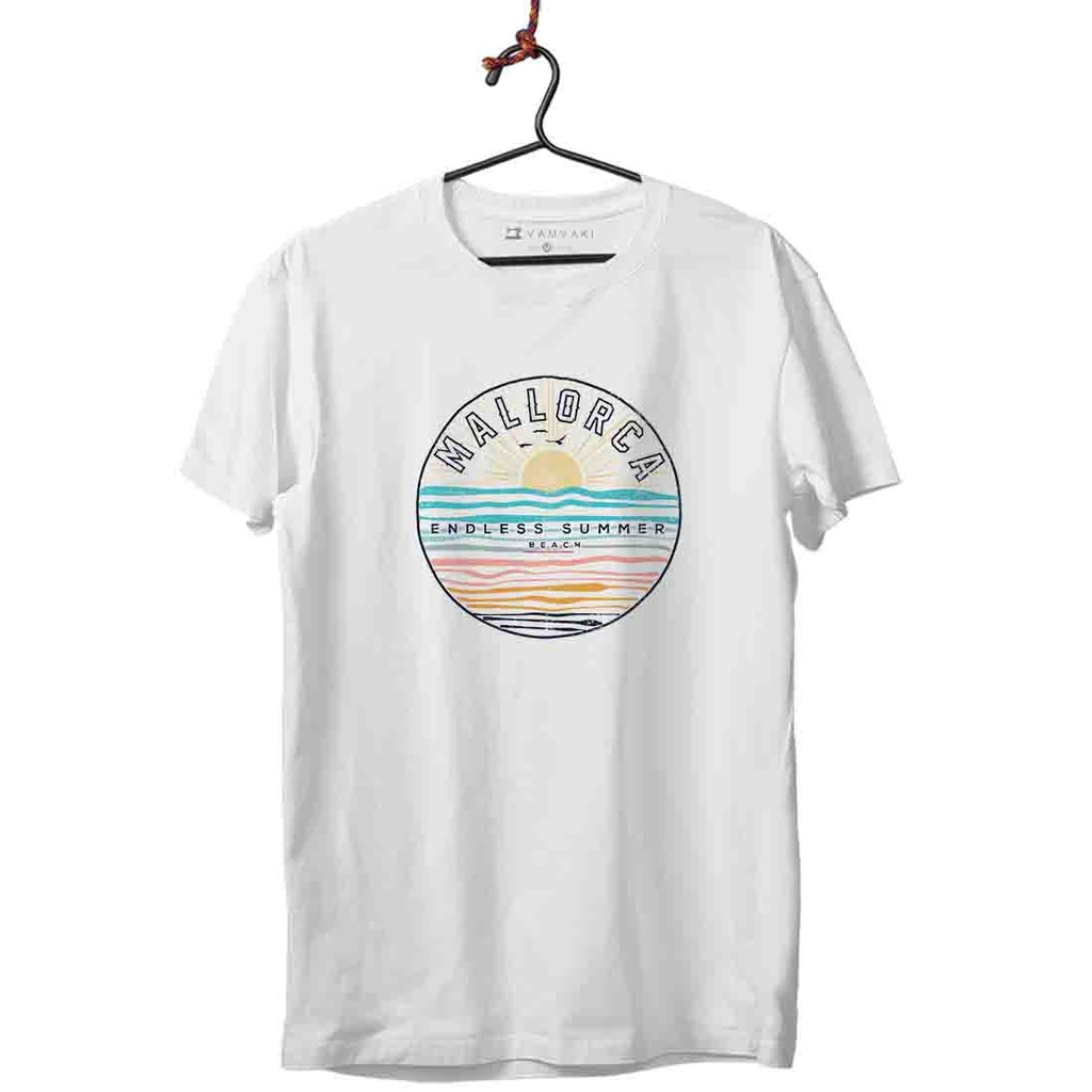 SUMMER BEACH MALLORCA CAMISETA UNISEX