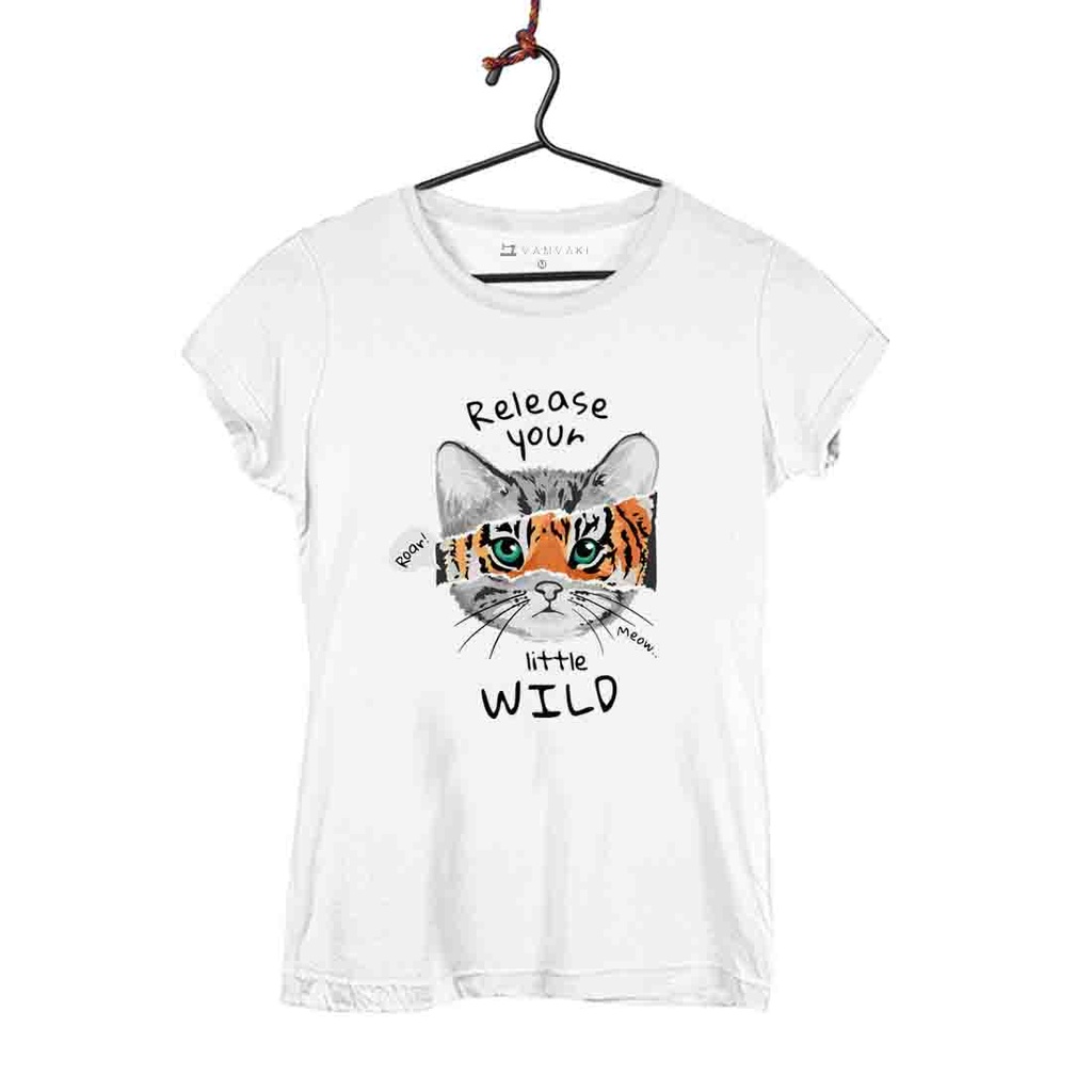 GATO LITTLE WILD CAMISETA MUJER