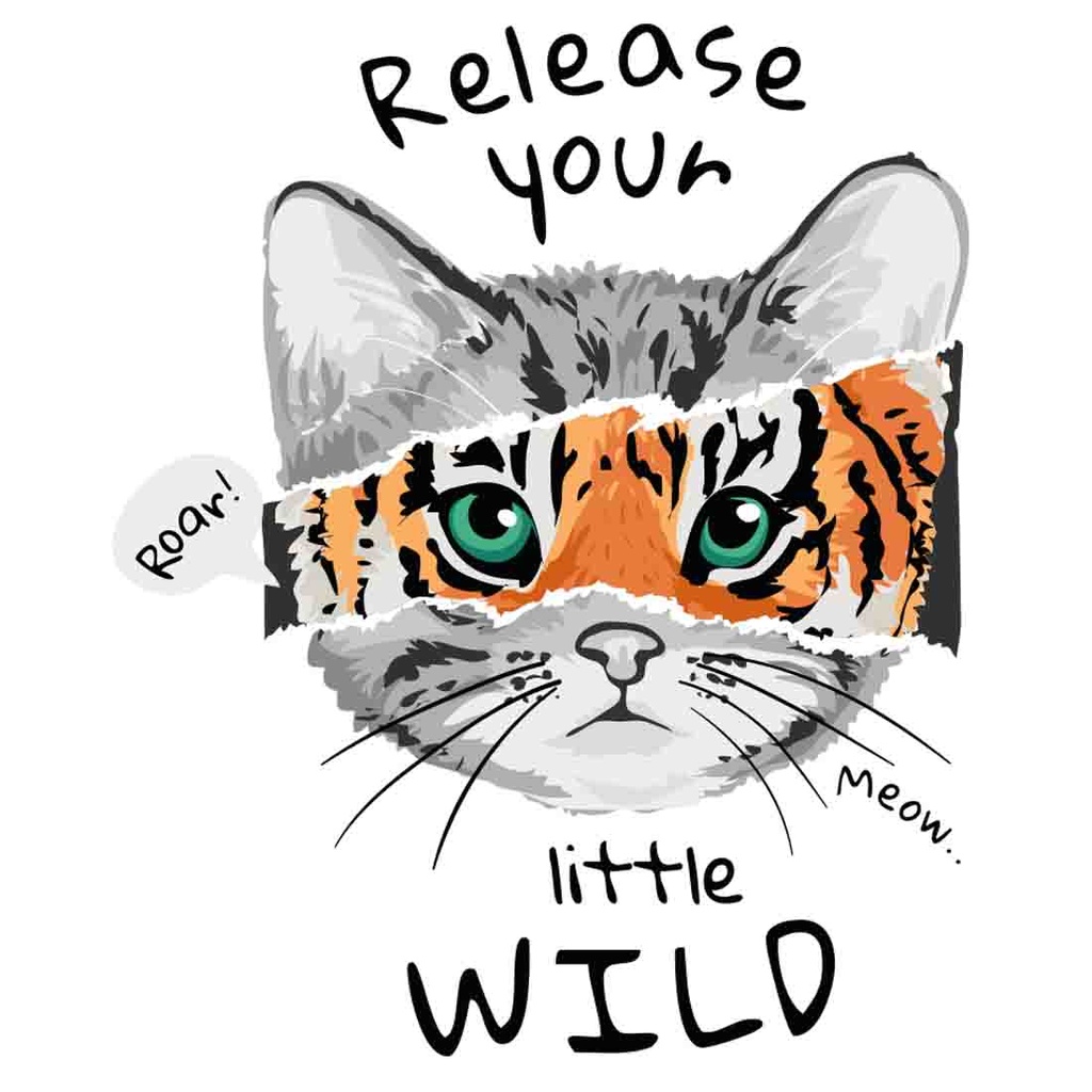GATO LITTLE WILD CAMISETA MUJER