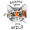 GATO LITTLE WILD CAMISETA MUJER