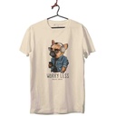 PERRO WORRY LESS CAMISETA UNISEX