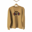 BICI DISCOS TEXTO SIN BCN TRANSFER SUDADERA UNISEX