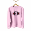 BICI DISCOS TEXTO CON BCN TRANSFER SUDADERA UNISEX