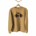 BICI DISCOS TEXTO CON BCN TRANSFER SUDADERA UNISEX