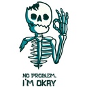 CALAVERA NO PROBLEM BOLSA TOTE