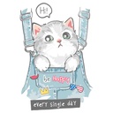 GATO BOLSILLO BOLSA TOTE CON BASE