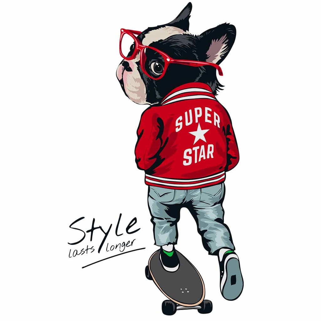 PERRO SUPER STAR CAMISETA MUJER