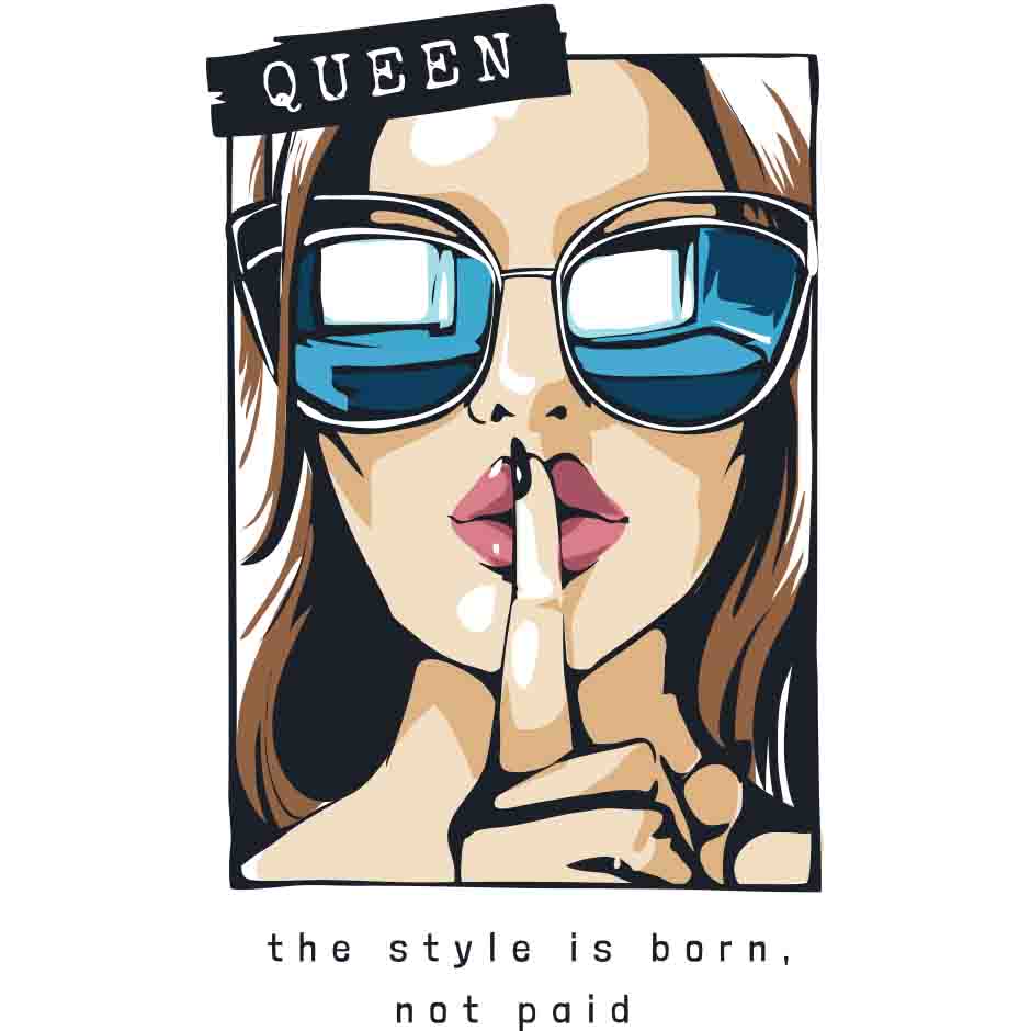 QUEEN SILENCE CAMISETA MUJER