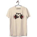BICI DISCOS TEXTOS CAMISETA UNISEX