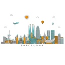 SKYLINE BCN BOLSA TOTE