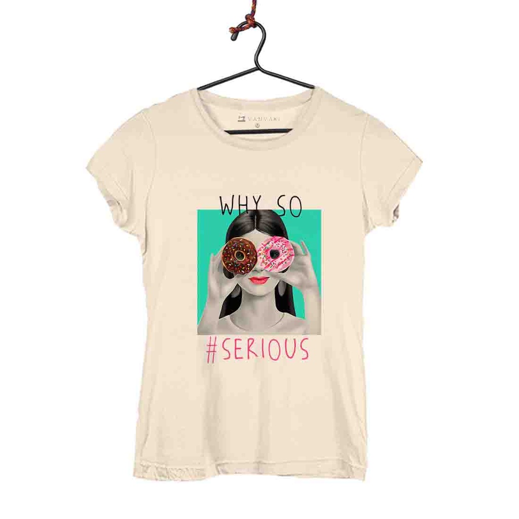 WHY SO SERIOUS CAMISETA MUJER