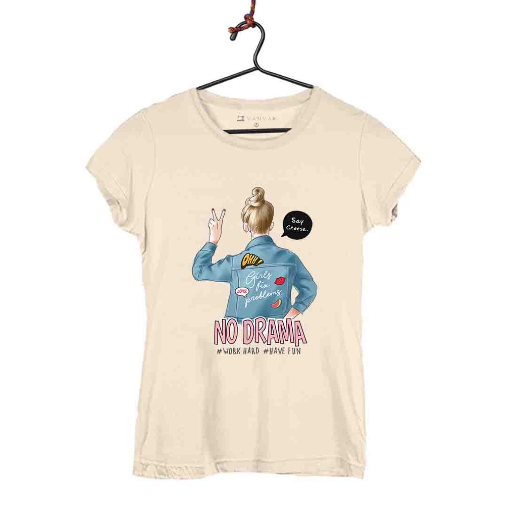 NO DRAMA CAMISETA MUJER